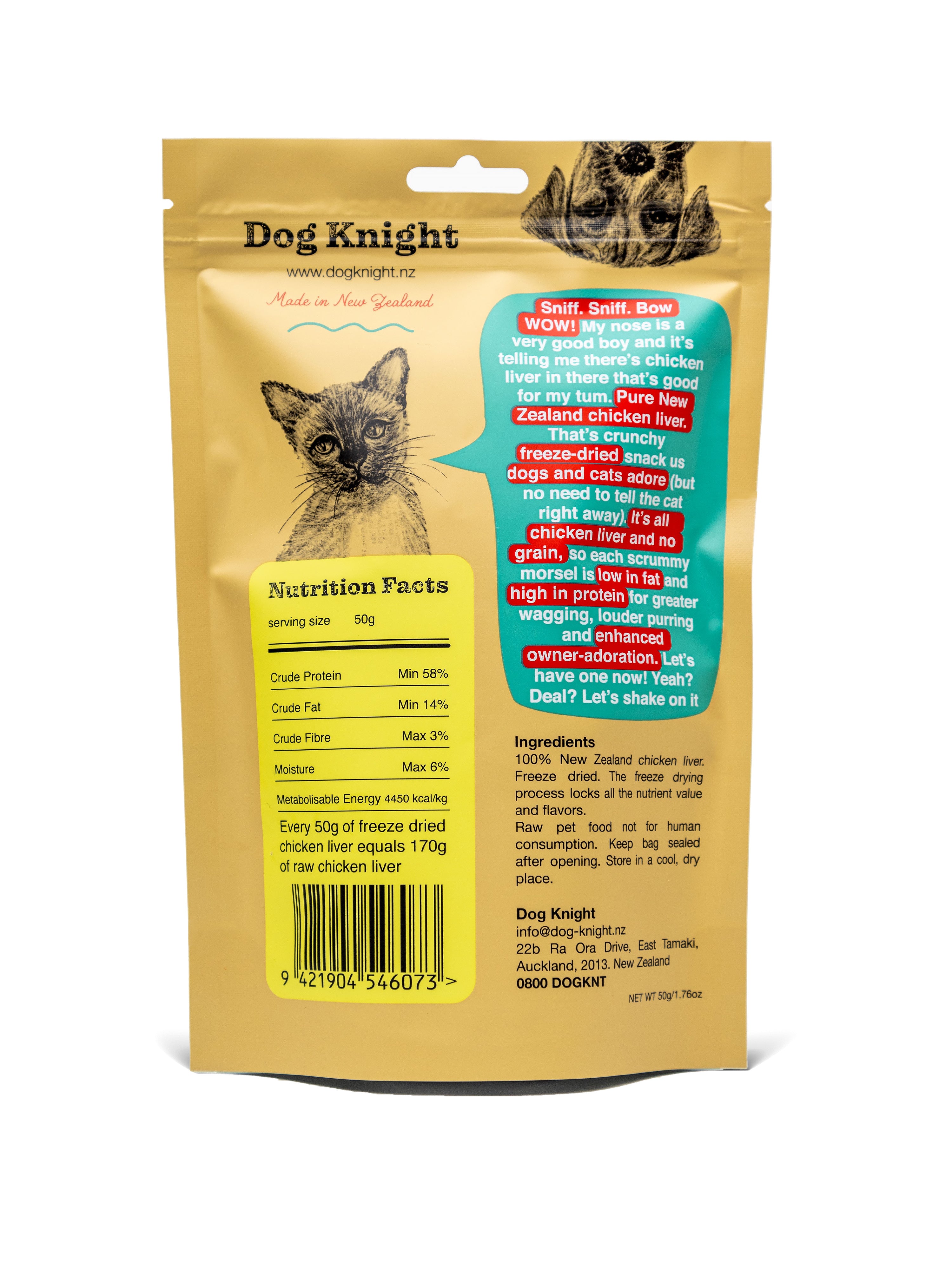 Freeze Dried Chicken Liver 50g